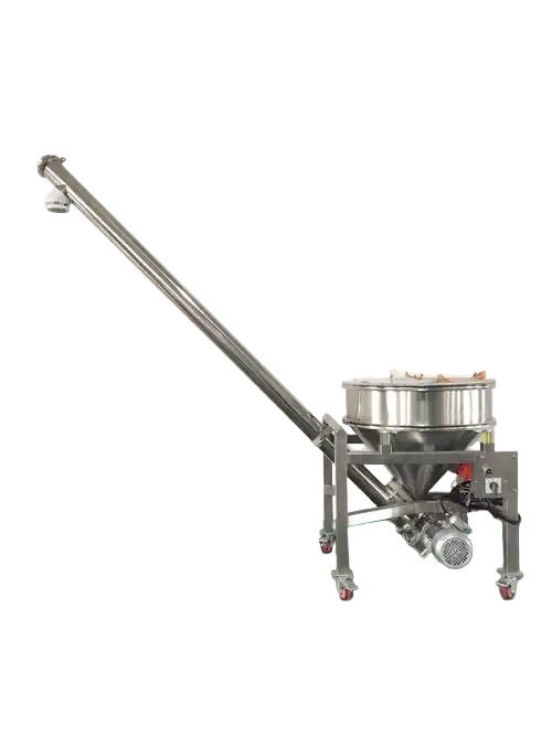 牡丹江螺旋上料機-螺旋提升機定制-化工食品行業(yè)高效輸送解決方案-節(jié)能省人工